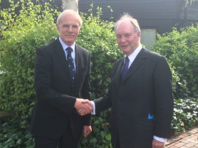 Ron Ball welcomes Philip Seccombe