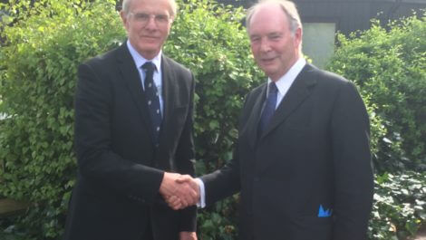 Ron Ball welcomes Philip Seccombe