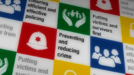 Police and Crime Plan priorities graphic