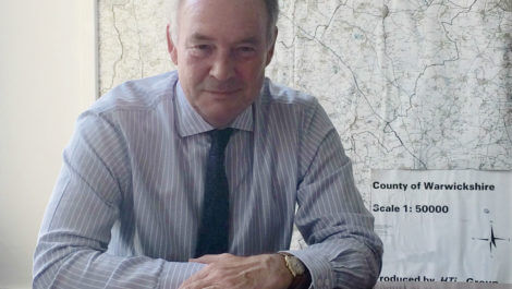 Philip Seccombe in his office