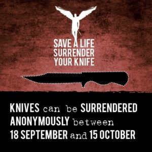 Knife surrender campaign image