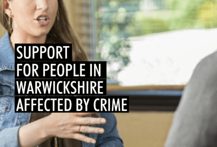 Support for people in Warwickshire affected by crime survey banner