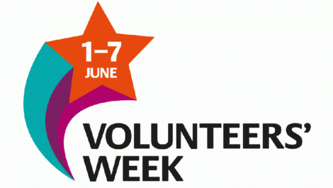 National Volunteers' Week June 1-9 2018 banner