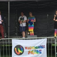 The PCC giving the opening address at Warwickshire Pride.