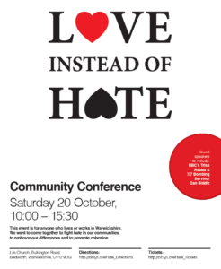 Love Instead Of Hate Poster