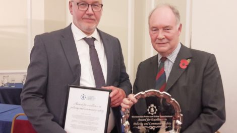 Robin Bunyard PCC Award Winner 2018 with PCC Seccombe
