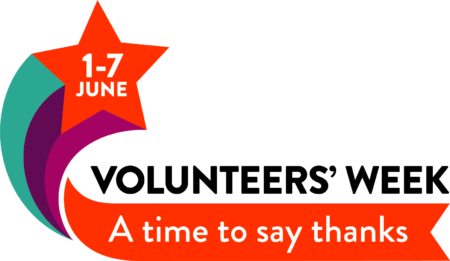 Volunteer's Week logo 2021: A time to say thanks