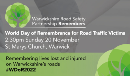 Warwickshire Road Safety Partnership Remembers